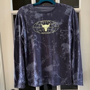 Under Armour Project Rock Tie-Dye Long Sleeve Shirt